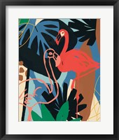 Funky Flamingo II Framed Print