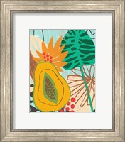 Framed 'Graphic Jungle II' border=