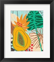 Framed 'Graphic Jungle II' border=