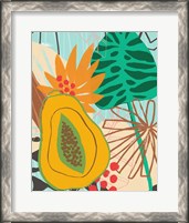 Framed 'Graphic Jungle II' border=