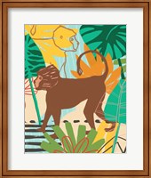 Framed 'Graphic Jungle III' border=