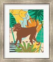 Framed 'Graphic Jungle III' border=