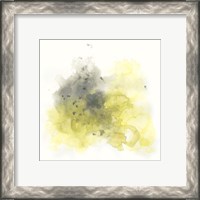 Framed 'Citron Cloud I' border=