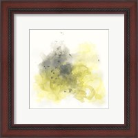 Framed 'Citron Cloud I' border=