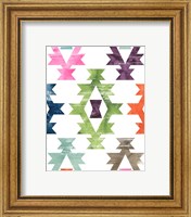 Framed 'Aztec Brights II' border=