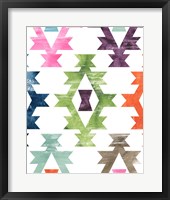 Aztec Brights II Framed Print