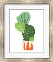 Framed 'Happy Plants I' border=