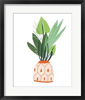 Framed 'Happy Plants III' border=