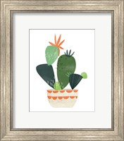 Framed 'Happy Plants IV' border=