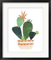 Framed 'Happy Plants IV' border=