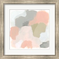 Framed 'Pink Cloud I' border=