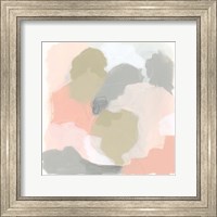 Framed 'Pink Cloud II' border=