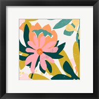 Framed 'Cut Paper Garden IV' border=