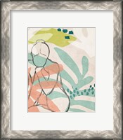 Framed 'Tropical Nude III' border=