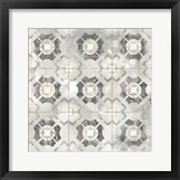 Marble Tile Design III Framed Print