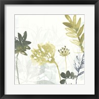 Framed 'Tropical Stems I' border=