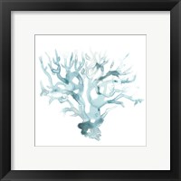 Framed 'Ocean Cameo I' border=