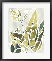 Batik Leaves III Framed Print