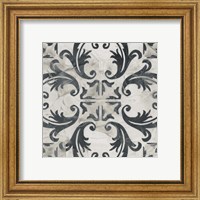 Framed 'Neutral Tile Collection I' border=