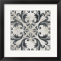 Framed 'Neutral Tile Collection I' border=