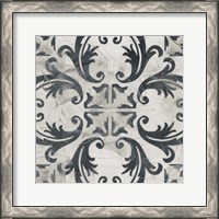 Framed 'Neutral Tile Collection I' border=