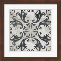 Framed 'Neutral Tile Collection I' border=