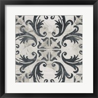 Neutral Tile Collection I Framed Print