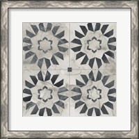 Framed 'Neutral Tile Collection III' border=