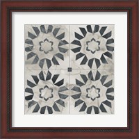 Framed 'Neutral Tile Collection III' border=