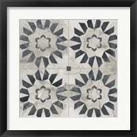 Framed 'Neutral Tile Collection III' border=