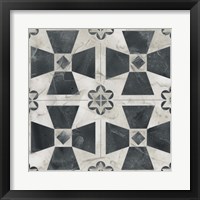 Framed 'Neutral Tile Collection IV' border=