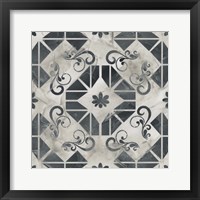 Neutral Tile Collection VI Framed Print