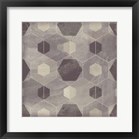 Hexagon Tile IV Framed Print