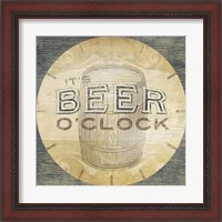 Framed 'Beverage O'Clock III' border=