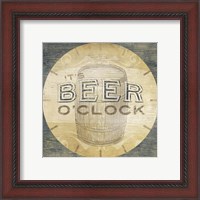 Framed 'Beverage O'Clock III' border=