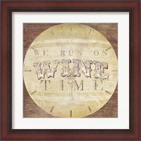 Framed 'Beverage O'Clock IV' border=