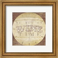 Framed 'Beverage O'Clock IV' border=