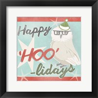 Retro Christmas III Framed Print