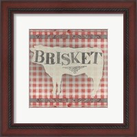 Framed 'Gingham BBQ II' border=