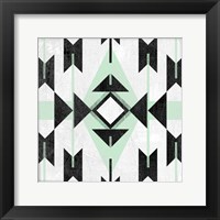 Framed 'Modern Aztec Motif II' border=