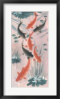 Framed Traditional Koi Pond I