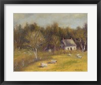 Cottage Meadow I Framed Print