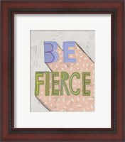 Framed 'Her Voice III' border=