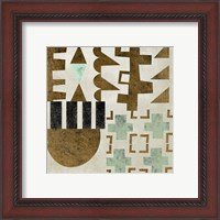 Framed 'Geo Tile II' border=