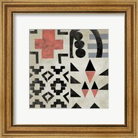 Framed 'Geo Tile III' border=