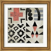 Framed 'Geo Tile III' border=