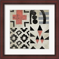 Framed 'Geo Tile III' border=