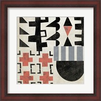 Framed 'Geo Tile IV' border=