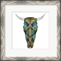 Framed 'Day of the Dead Skull Mount I' border=