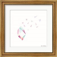 Framed 'Crystal Birds II' border=